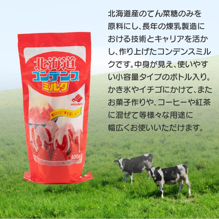 北海道乳業 北海道コンデンスミルク400g×18個 練乳 濃厚ミルク