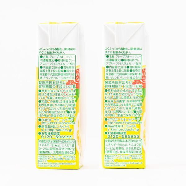 トロピカーナ キリンビバレッジ 100% グレープフルーツ 250ml×24本