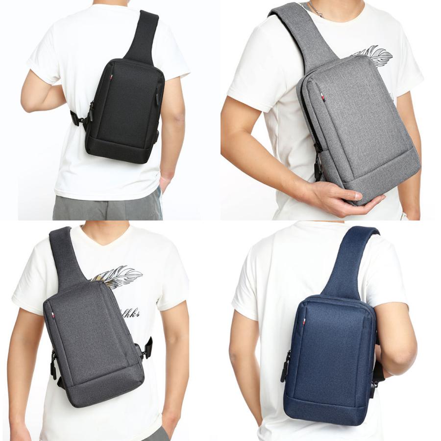 ボディバッグ ショルダーバッグ メンズ レディース 大きめ 大容量 おしゃれ 撥水 USB充電ポート付き 強靭な生地 |  | 22