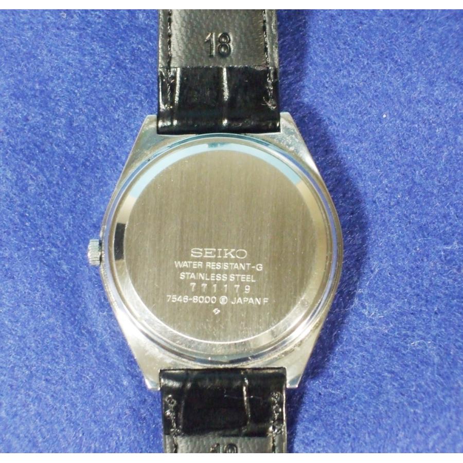 SEIKO TYPE2 7546-8000 防水修理済み リビルド品 1年保証付き SEIKO TYPE2 7546-8000 防水修理済み リビルド品 1年保証付き