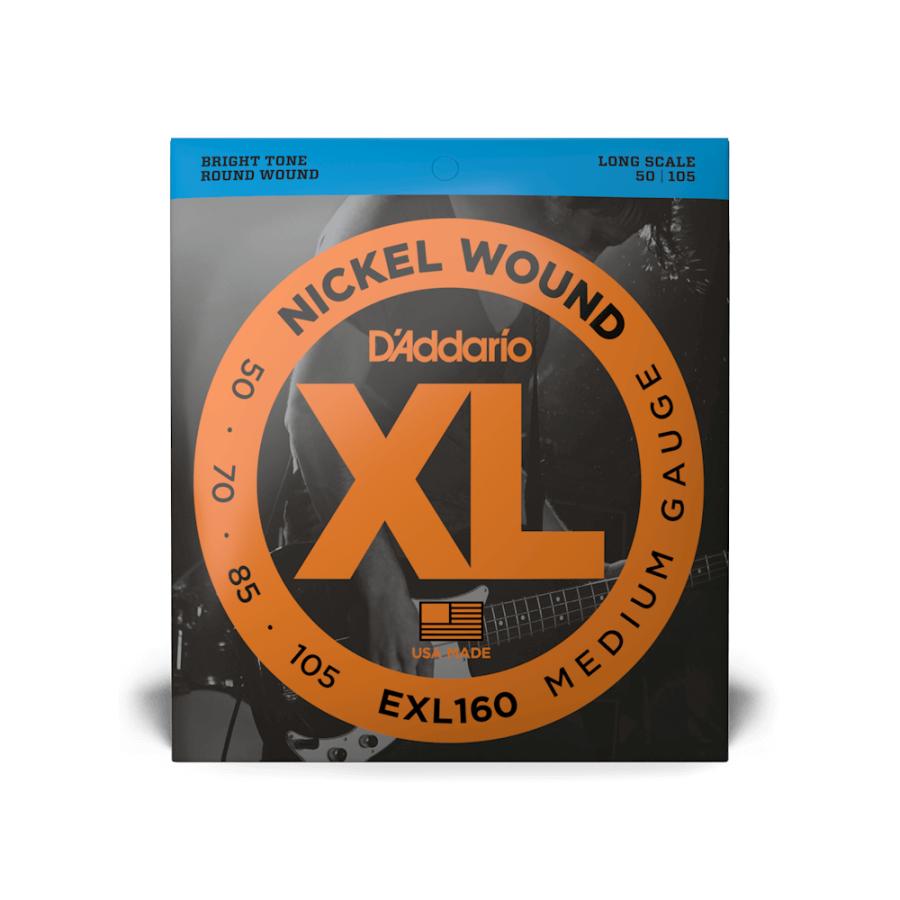 【エレキベース弦】 ダダリオ D'Addario EXL160 Medium Long 50-105 XL NICKEL 正規品｜otogibanashi-fuji｜02