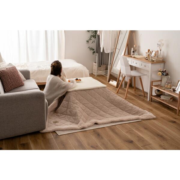 こたつ 猫脚コタツ 正方形 石英管ヒーター おしゃれ 猫脚 ホワイト 天然木 東谷 【猫脚コタツ 正方形】 こたつ 石英管ヒーター テーブル 猫脚