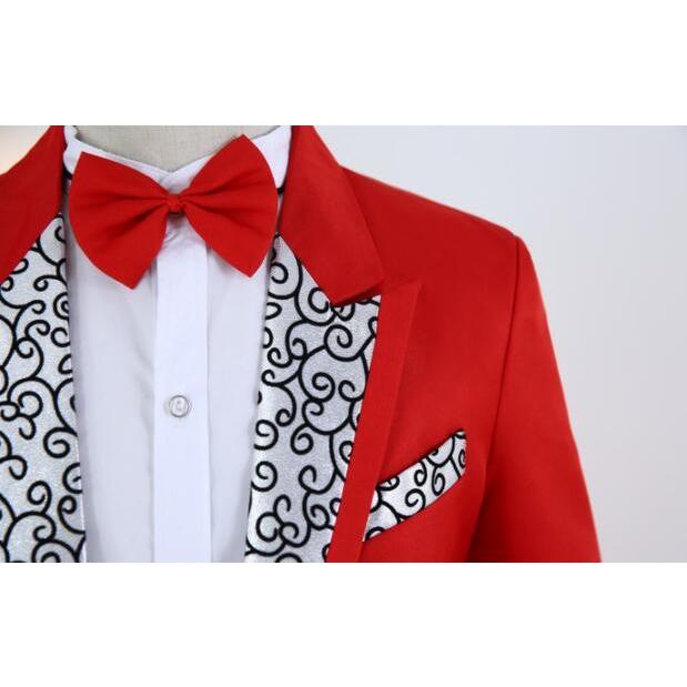 メンズタキシード ステージ衣装 コスプレスーツ4点セット ベルト蝶ネクタイ付 女性も着用可 魔術師司会者舞台ダンス衣装 年会演出服 燕尾服 無地 花柄 193 妖精の尻尾 通販 Yahoo ショッピング