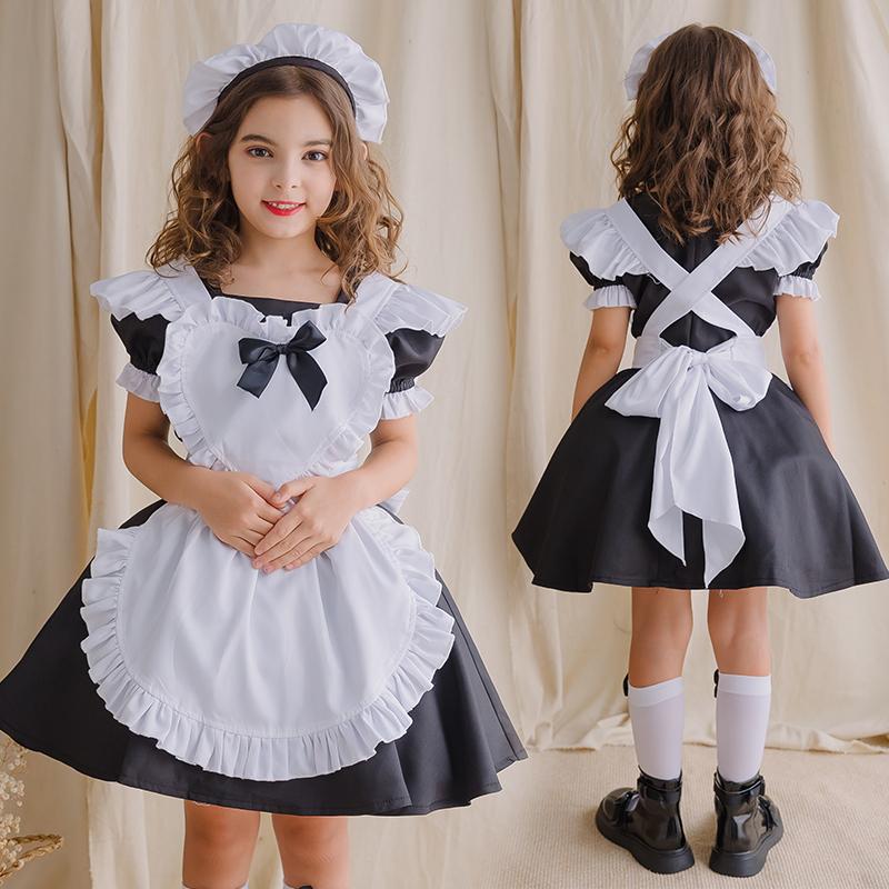 子供メイド服ロリータドレス姫様ワンピース女の子ゴスロリ キッズ ハロウィン仮装コスプレ衣装ドレスlolitaエプロン カチューシャ フルセット全店二点送料無料 :210878:妖精の尻尾 - 通販 - Yahoo!ショッピング 子供メイド服ロリータドレス姫様ワンピース女の子ゴスロリ キッズ ハロウィン仮装コスプレ衣装ドレスlolitaエプロン カチューシャ フルセット全店二点送料無料 :210878:妖精の尻尾 - 通販 - Yahoo!ショッピング