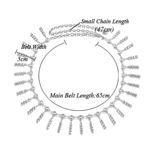 チェーンベルト ベリーダンス ベルト アクセサリー 小物 チェーンベルト ラインストーン ステージ 舞台キラキラ  コスチューム 社交ダンス全店二点送料無料｜otogibanashi｜06