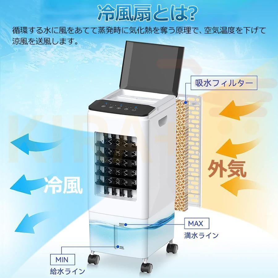 冷風機 強力 扇風機 サーキュレーター 羽なし 空気清浄機 冷風扇 一台