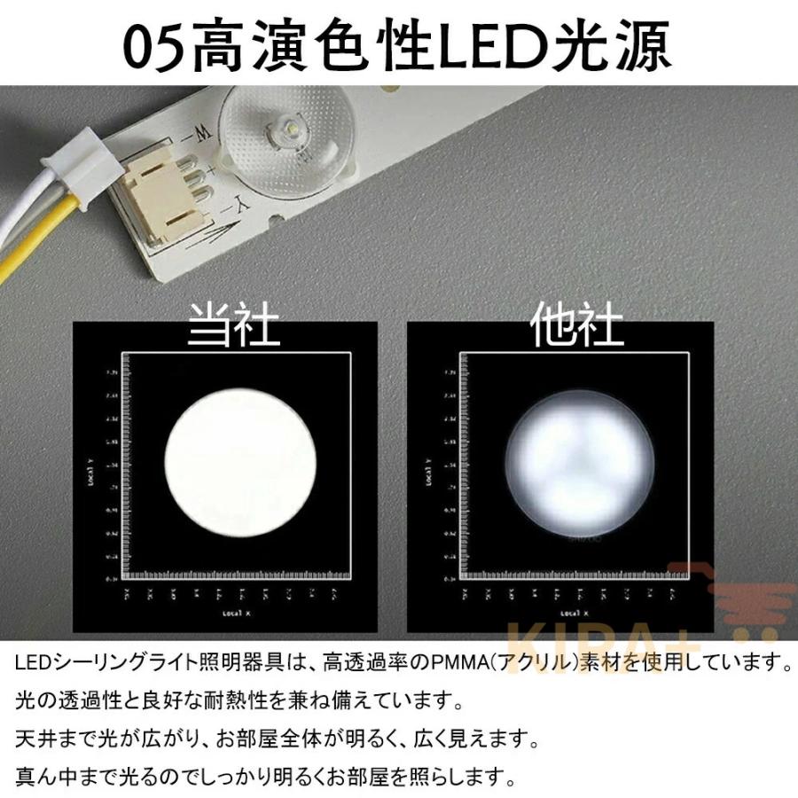 シーリングライト LED 北欧 おしゃれ 丸形 6畳 8畳 12畳 14畳 スマホ