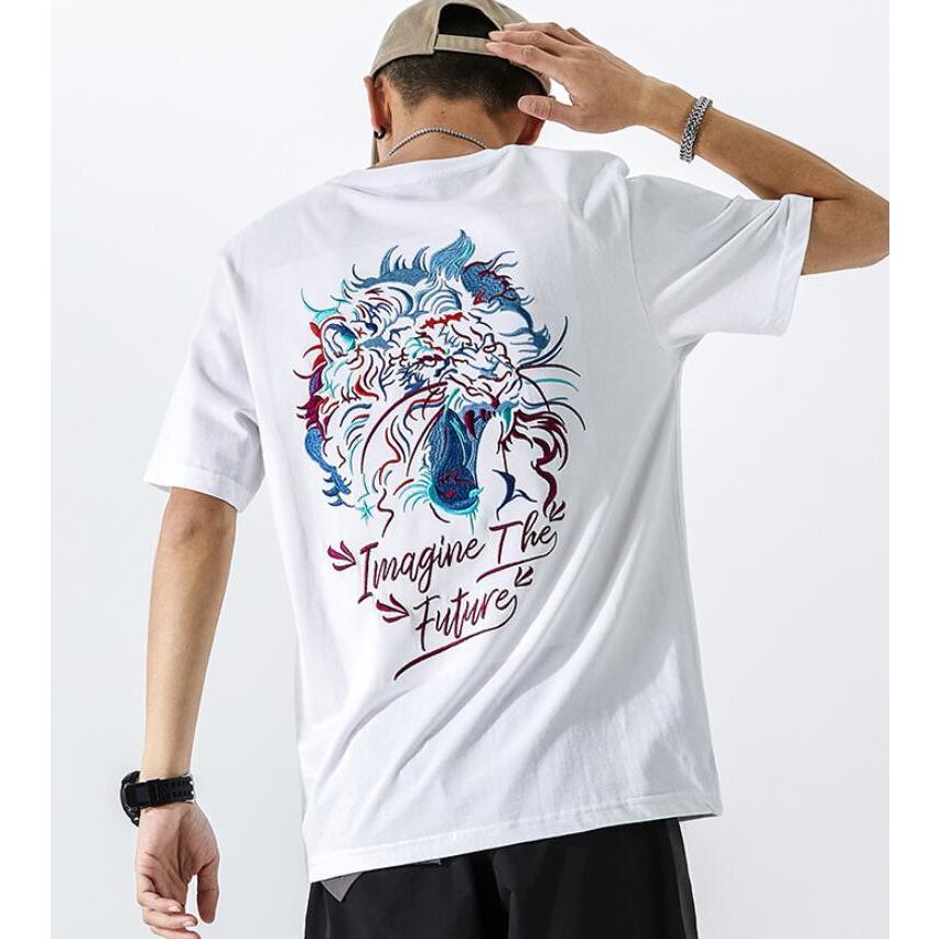 Tシャツ メンズ Tシャツ和風 カジュアル 刺繍トップス半袖 ティシャツ T Shirt 虎柄 スウェット 上着 お洒落 カッコイイ和柄 コットン中華風 全店二点送料無料 N 妖精の尻尾 通販 Yahoo ショッピング