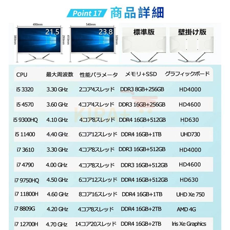 パソコン 一体型パソコン Windows 11 新品 デスクトップパソコン 一