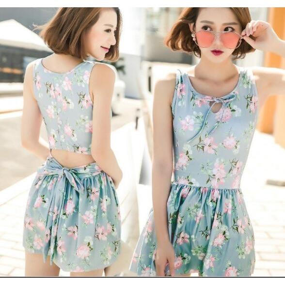 二点送料無料レディース水着ワンピース型フレア水着 可愛い セクシー海水浴 ガールズ花柄スリム体型カバー ミズギ スイムウェア温泉ビーチ小胸 大胸 Q2948 妖精の尻尾 通販 Yahoo ショッピング