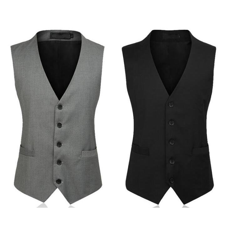 二点送料無料ジレベスト結婚式メンズビジネス フォーマルベスト礼服シングル オフィス スーツベスト