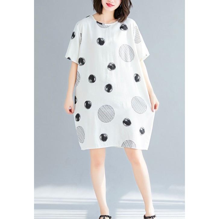 綿麻ロング丈tシャツ大きいサイズワンピース二点送料無料レディースtシャツワンピ半袖コットン妊娠さん民族風チュニックワンピ丸柄ひざ丈森ガール風ゆったり水玉 Q33 妖精の尻尾 通販 Yahoo ショッピング