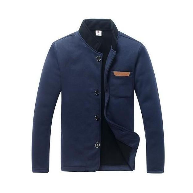 二点送料無料 おしゃれ着メンズアウター無地プルオーバー ブルゾン長袖パーカー春服ジャケット男性スプリングコート立ち襟シングル薄手カジュアル紳士ビジネス