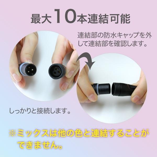 イルミネーションライト 屋外 コットン キャンディー LED ライト 100球 