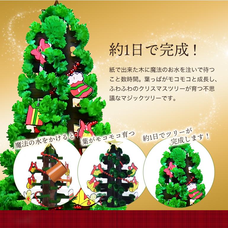 クリスマスツリー マジックツリー ラージ 20時間でもこもこ育つ 不思議