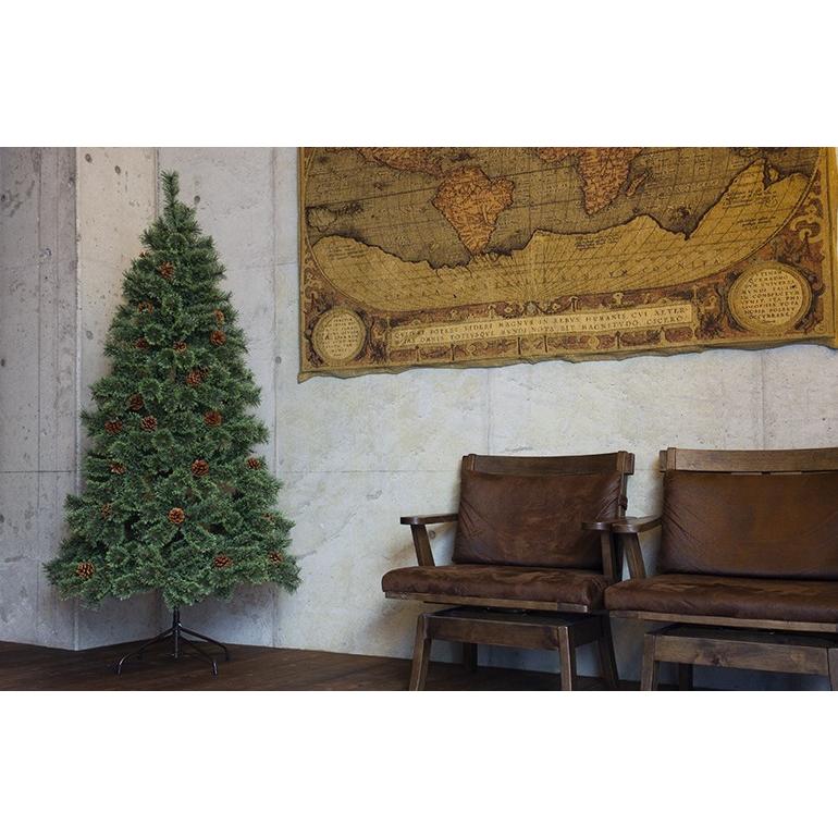 クリスマスツリー 150cm おしゃれ 北欧 スリムヌード 松ぼっくり付き 松かさツリー リアル 飾り なし｜otogino｜07