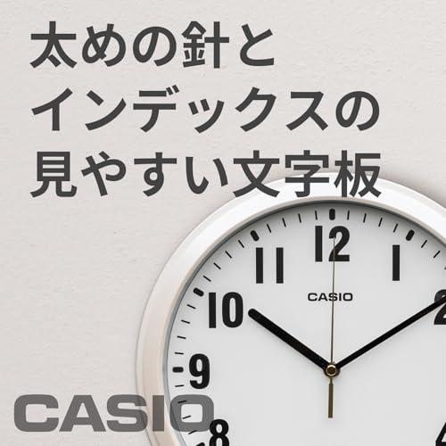 CASIO(カシオ) 掛け時計 壁掛け時計 電波時計 アナログ 小型 夜間秒針