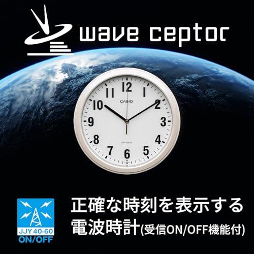 CASIO(カシオ) 掛け時計 壁掛け時計 電波時計 アナログ 小型 夜間秒針