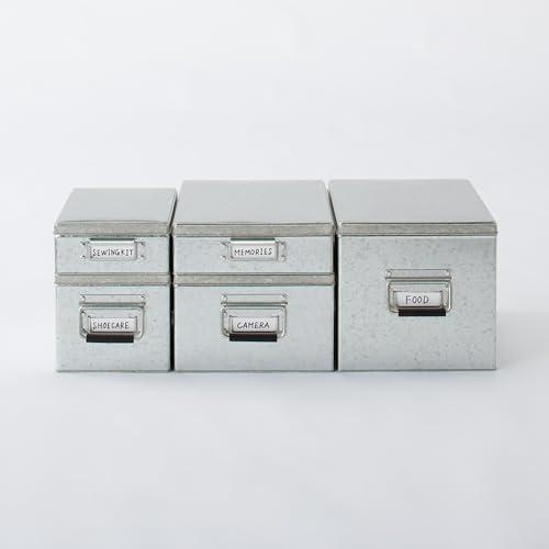 無印良品　トタンボックス 大　24cm 16cm まとめ売り ブリキ缶 トタンボックス | 無印良品