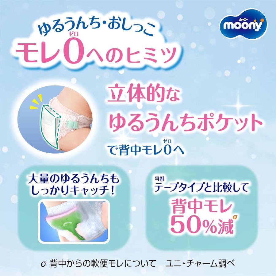 パンツ Mサイズ おすわり・はいはい~】ムーニーマン オムツ(5~10kg)204