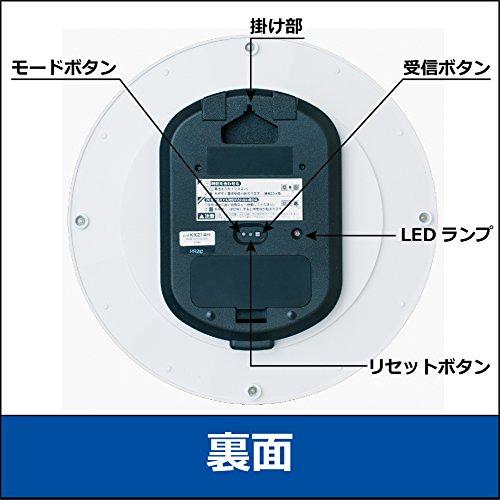 セイコークロック 掛け時計 電波 アナログ 白 パール KX214H SEIKO