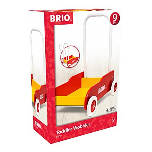 BRIO (ブリオ) 手押し車 レッド 対象年齢 9か月~(カタカタ ワゴントイ 
