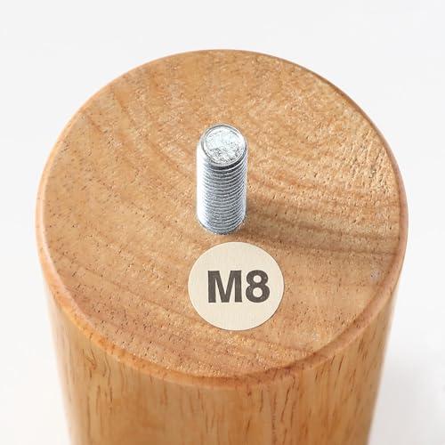 無印良品 木製脚 20cm ナチュラル（M8） ・4本組 84410543