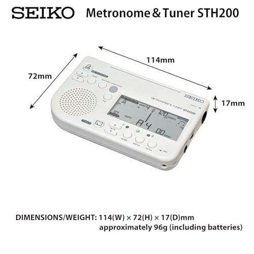 SEIKO セイコー メトロノームチューナー 大音量 譜面台取付可能 吹奏楽