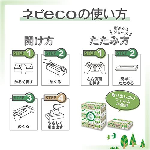 ネピア ネピecoティシュ 400枚(200組)×60箱(5箱×12パック) 【ケース品】｜otogizakka｜06