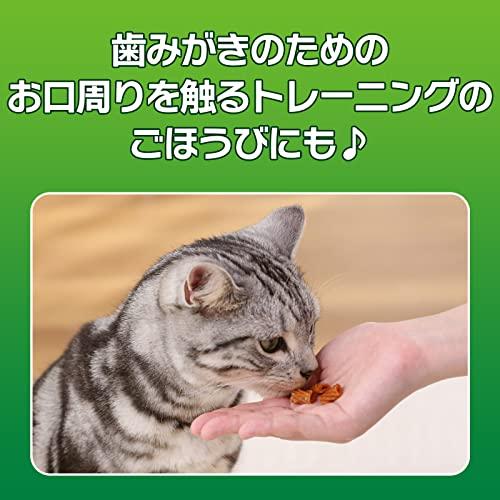 ライオン (LION) ペットキッス (PETKISS) 猫用おやつ ネコちゃんの歯みがきおやつ プチ 4個パック チキン味 (まとめ買い)｜otogizakka｜07