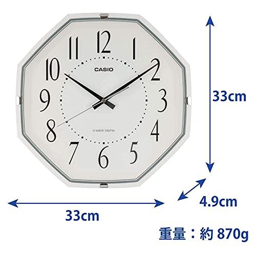 CASIO(カシオ) 掛け時計 壁掛け時計 電波時計 機能 ステップ秒針