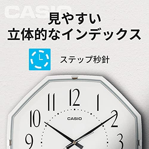 CASIO(カシオ) 掛け時計 壁掛け時計 電波時計 機能 ステップ秒針