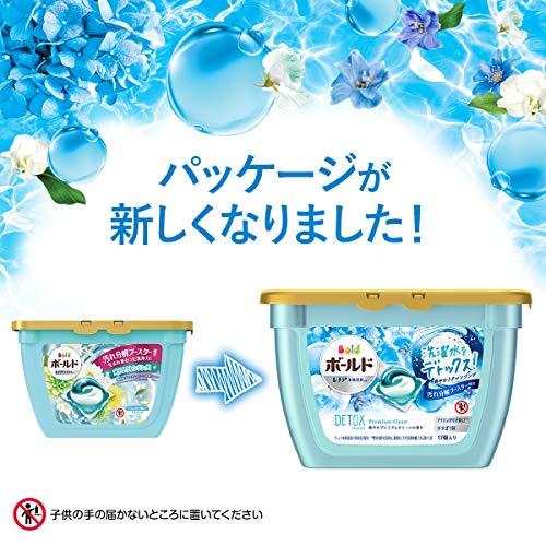 ボールド 洗濯洗剤 ジェルボール 洗濯水をデトックス 爽やかプレミアムクリーン 詰め替え 大容量 46個約3倍 (x 1)｜otogizakka｜06