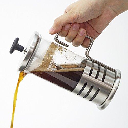 HARIO(ハリオ) ハリオール・ブライトN コーヒー \u0026 ティー フレンチ プレス 2人用 300ml 日本製 THJN-2HSVの画像