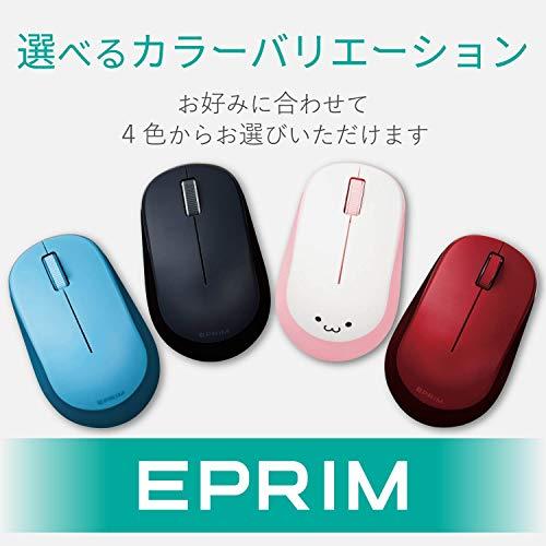 エレコム マウス ワイヤレス (レシーバー付属) Mサイズ 3ボタン