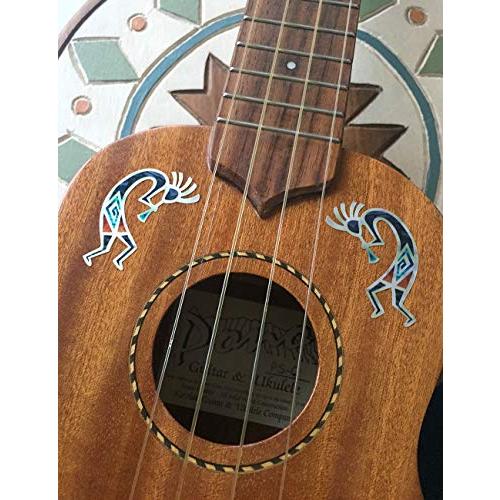 ジャカモウ ココペリ HOPI インレイステッカー L&Rセット ギターやベースにぴったり 楽器に貼る デカール｜otogizakka｜04