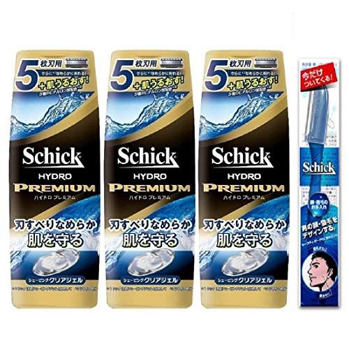 Schick(シック) プレミアム シェービングジェル カミソリ 髭剃り ひげそり シェービング かみそり セット 200グラム (x 3) の商品画像