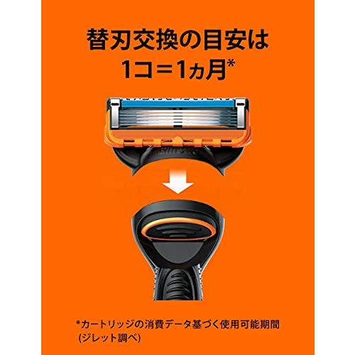 ジレット フュージョン 電動 本体(替刃2コ付) 深剃り 極薄5枚刃 髭剃り カミソリ 男性 メンズ｜otogizakka｜05