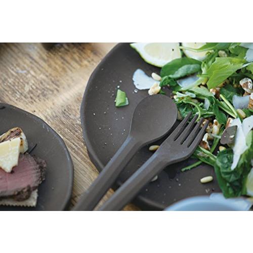 KINTO (キントー) ALFRESCO プレート 250mm ブラック 食洗機使用可