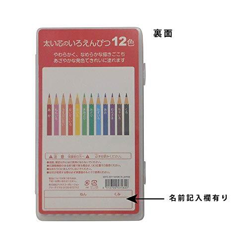 アックスコーポレーション 色鉛筆セット 12色 太芯 IAFC-S01 : 雑貨屋