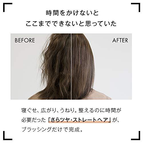 SALONIA サロニア ストレートヒートブラシ スリム ブラック 海外対応