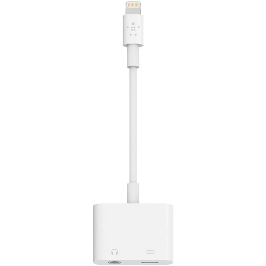 Belkin ライトニング \u0026 3.5mmオーディオ デュアルアダプター iPhone 14 / 13 / 12 / SE / 11 / XR_4
