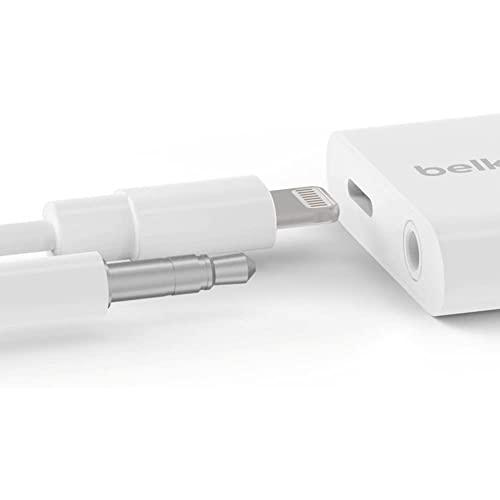 Belkin ライトニング \u0026 3.5mmオーディオ デュアルアダプター iPhone 14 / 13 / 12 / SE / 11 / XR_5