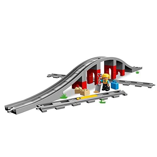 レゴ(LEGO)デュプロ あそびが広がる! 鉄道橋とレールセット 10872 おもちゃ ブロック プレゼント幼児 赤ちゃん 電車 でんしゃ 男のの画像