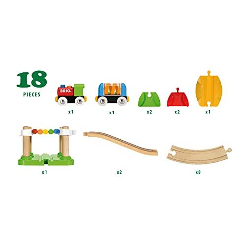 BRIO ( ブリオ ) レールウェイ マイファースト ビギナーセット [全18ピース] 対象年齢 1歳半~ ( 電車 おもちゃ 木製 レール｜otogizakka｜05