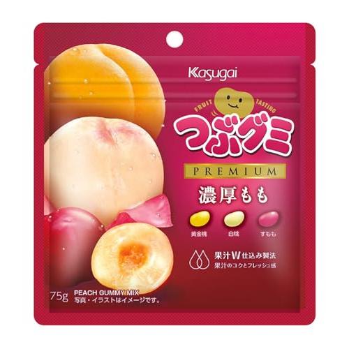 春日井製菓 つぶグミPREMIUM濃厚もも 75g : 雑貨屋MelloMellow - 通販