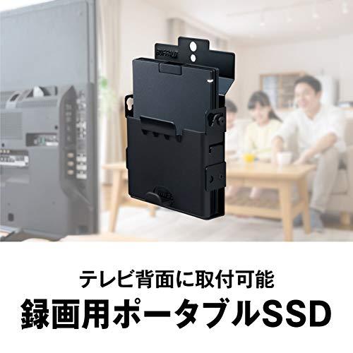 BUFFALO TV録画・取付可能 外付ポータブルSSD 480GB SSD-PGT480U3-BA