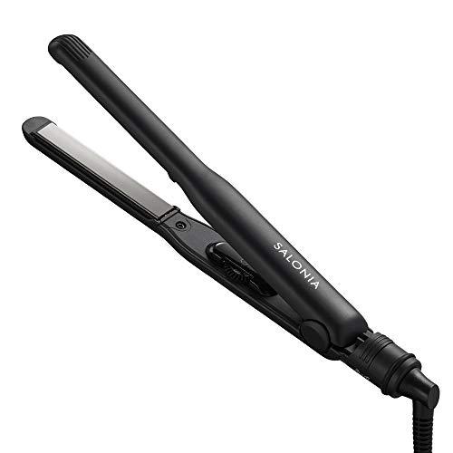 SALONIA サロニア | ストレート ヘアアイロン 【ブラック】 15mm コテ