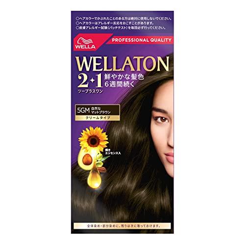ウエラトーン2+1 クリームタイプ 5GM 自然なマットブラウン(6箱セット)[白髪染め 女性用] ウエラトーン 2+1 クリームタイプ 5GM 自然なマットブラウン 白髪染め