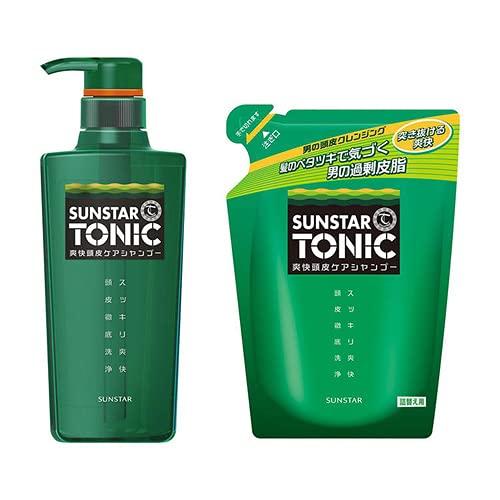 大容量】 サンスター トニックシャンプー 爽快頭皮ケア 詰替え用